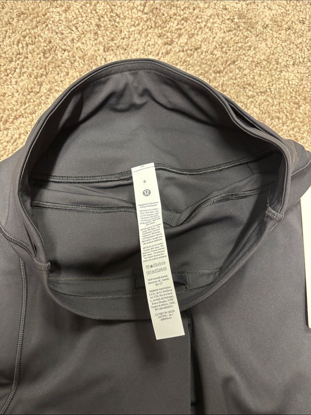 lululemon Fast and Free Black high rise shorts with Side Pockets - Picture 4 of 4
